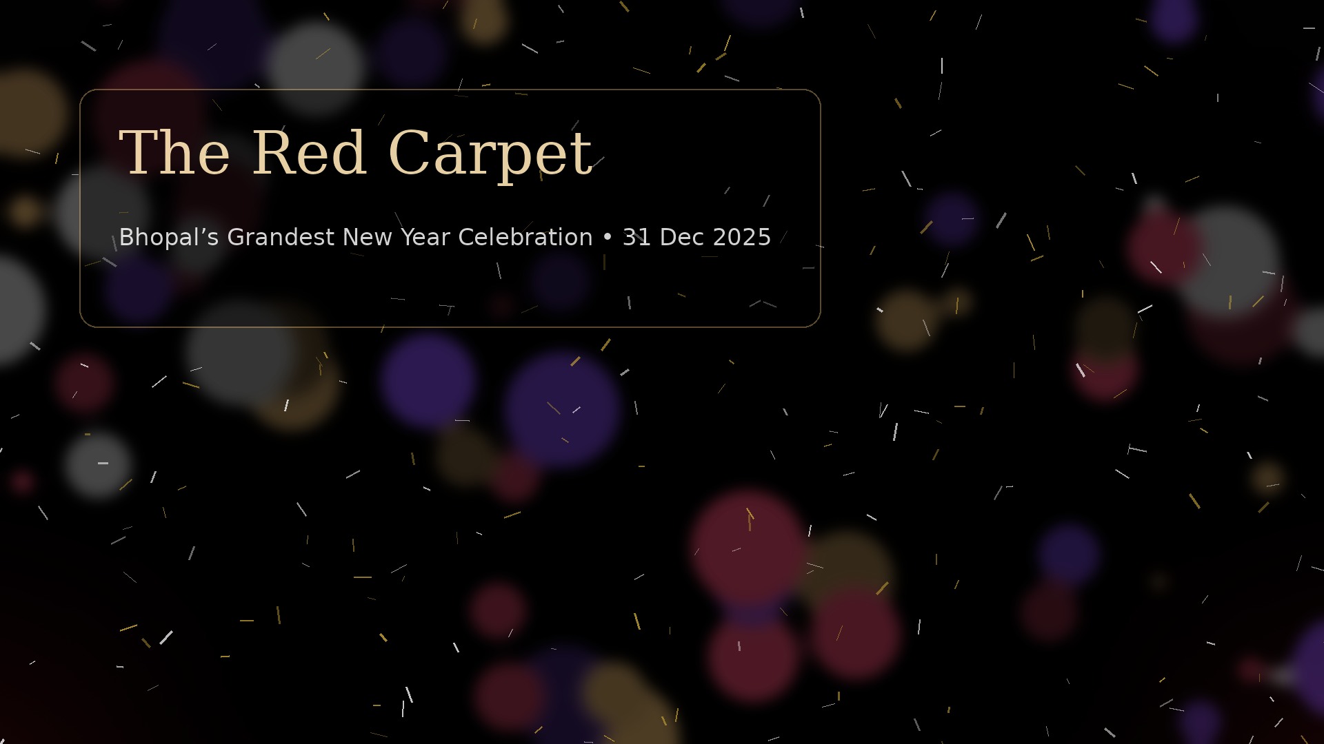 The Red Carpet Grand Gala VIP Stag